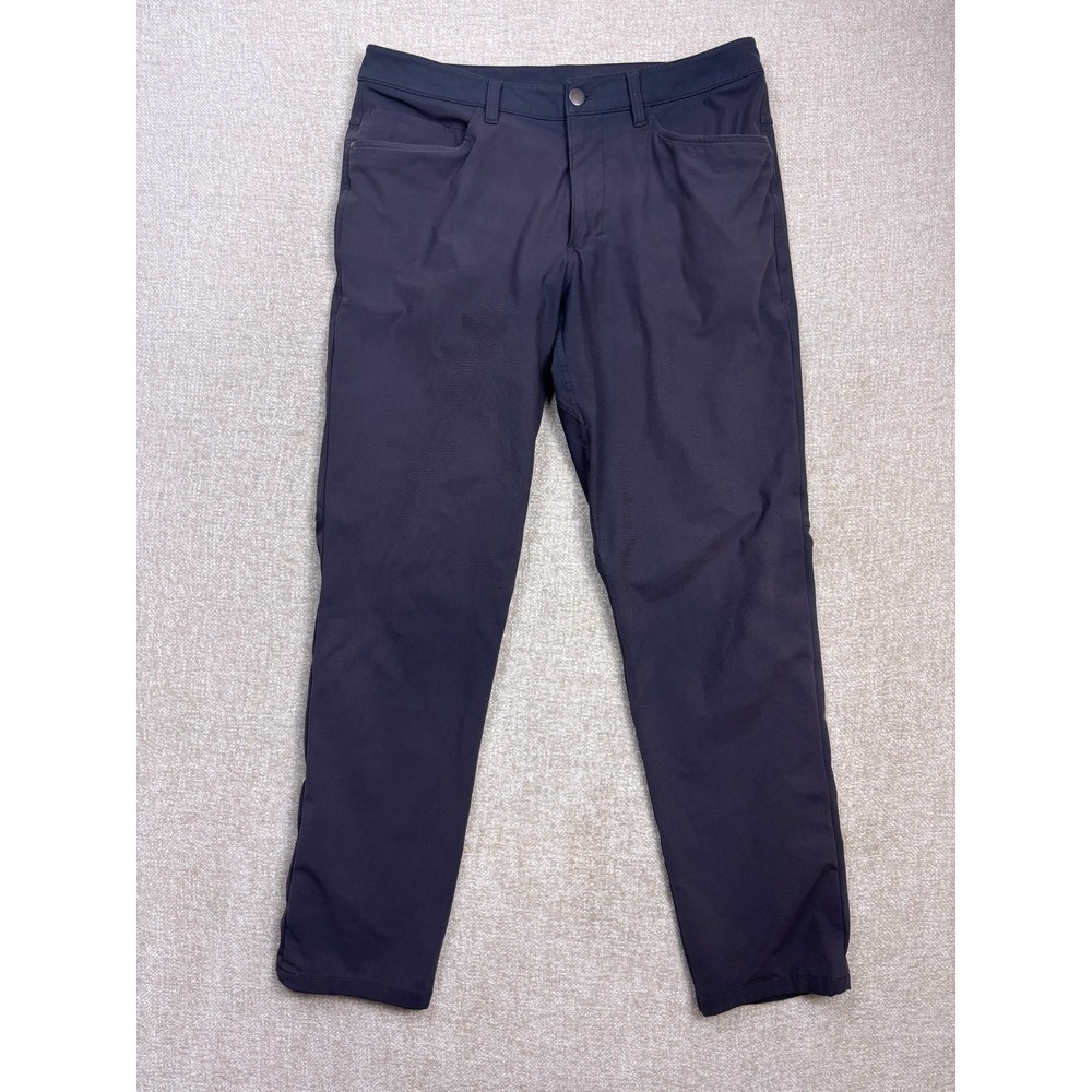 Lululemon ABC Pant Classic Fit 33 x 30 Dark Gray Five Pocket Technical Trousers